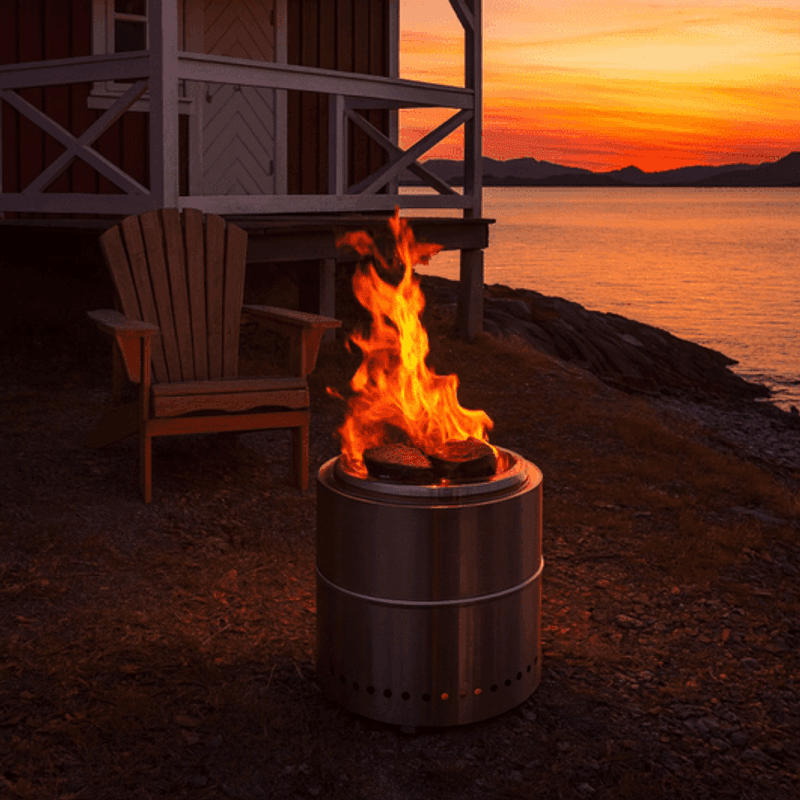 Smokeless bålpanne