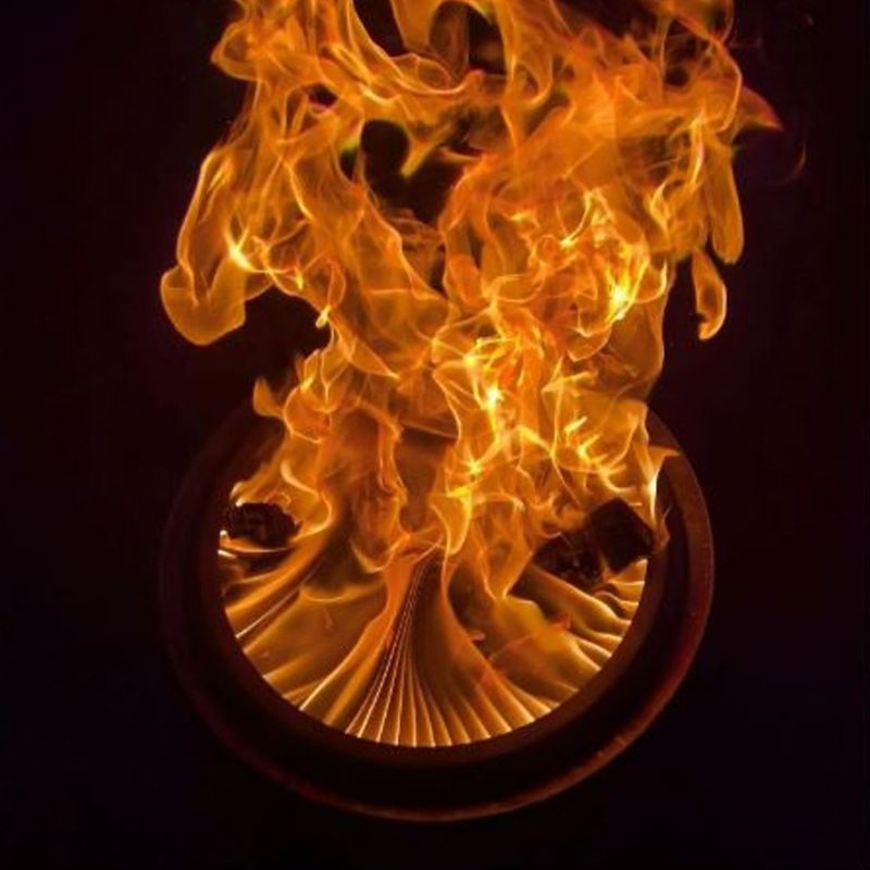 Smokeless bålpanne