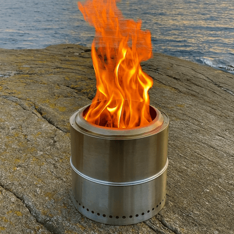 Smokeless bålpanne