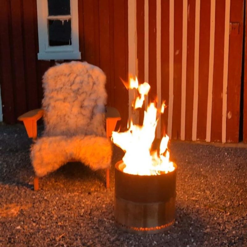 Smokeless bålpanne